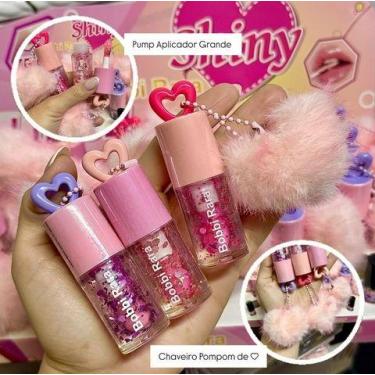 Imagem de Gloss bobbi rara com chaveiro pompom