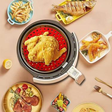 Imagem de Protetor de Silicone Fritadeira Air Fryer Tapete Silicone Universal An