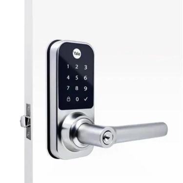 Imagem de Fechadura Digital YDL 120 com Maçaneta, Senha e Chave - YALE