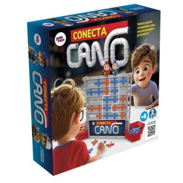 Imagem de Jogo Conecta Cano Competição Estratégia Dinâmico Divertido - Paki Toys