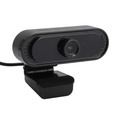 Imagem de XUMIUZIY Webcam 1080p HD 30fps, câmera web de computador HD USB com microfone com cancelamento de ruído, foco automático, plug and play, para zoom/Skype/Face Time, conferências e chamadas de vídeo