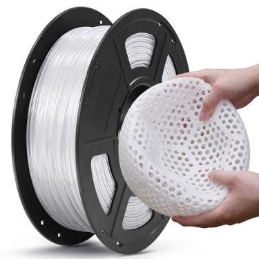 Imagem de ANYCUBIC Filamento Tpu De 1,75 Mm, Macio E Flexível Para Impressora 3D 95A, Precisão Dimensional +/- 0,02 Impressão Com A Maioria Das Impressoras Fdm, Branco Leitoso