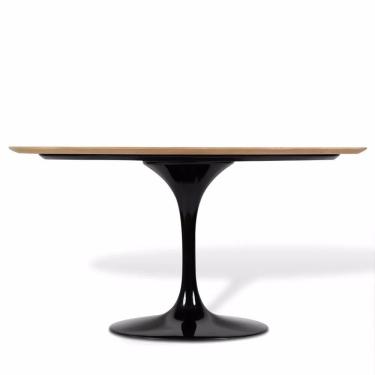 Imagem de Mesa De Jantar Saarinen Oval 198x122 Cm Freijó Preto