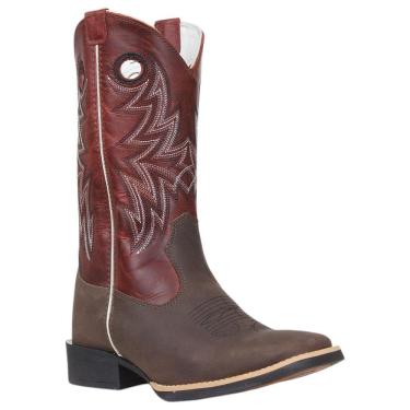 Imagem de Bota Masculina Café Bico Quadrado Cow Way 37958