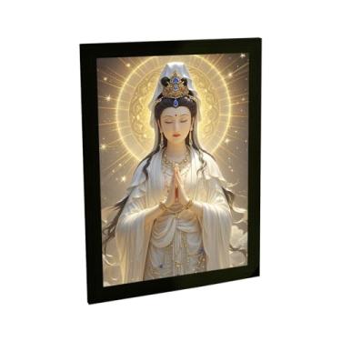 Imagem de Quadro Decorativo Carro Esportivo Japonês Traseira Neon Amarelo Decoração Poster Quarto Sala