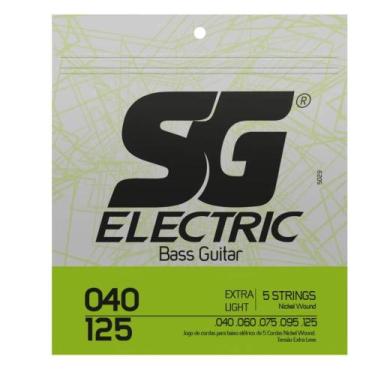 Imagem de Cordas 040 para baixo Niquel 5 cordas Tensão Extra light Pct C/3 Sg 50