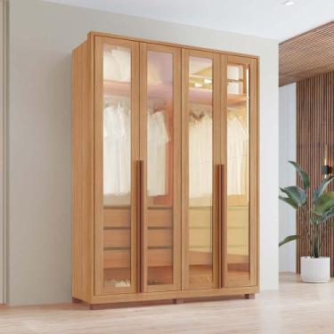 Imagem de Guarda-Roupas Reflecta 100% MDF Tuboarte 4 Portas 6 Gavetas c/ Kit de 