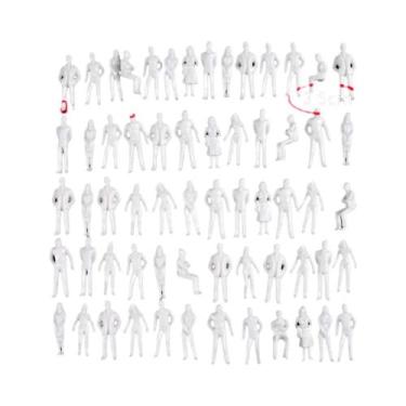 Imagem de Modelo Em Miniatura Branco Figuras Em Escala Humana 1:100 1:150 1:200 