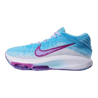Imagem de Nike Tênis de basquete masculino G.T. Hustle 3 elétrico, multicolorido, Branco/azul hiper/roxo/multicolorido, 42