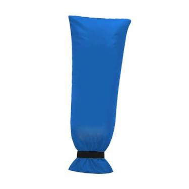 Imagem de Ｂｅｓｇａ Capa de bolsa para de jardim de inverno 210D Tecido Gramado Cobertura completa Leve À prova d'água Fácil instalação Capa anticongelante, Azul, 51 X