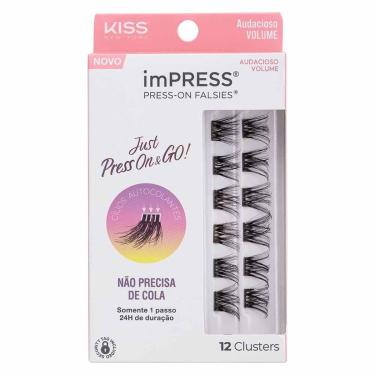 Imagem de Cílios Postiços ImPRESS Press-on Falsies Mini Refil - Audacioso Volume 1Un-Feminino