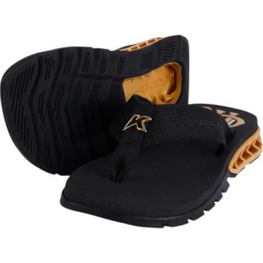 Imagem de Sandalia Chinelo Kenner Flamengo Rakka Masculino Original, Preto, 37