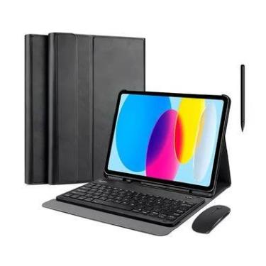 Imagem de Case Magnética + Mouse + Teclado Para Ipad 10 2022 Tela 10.9 Cor Preto