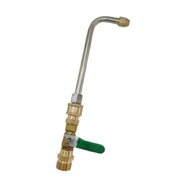 Imagem de Generic Extensão de lavadora de alta pressão 1/4 Conexão rápida Haste curva fácil de usar Haste de limpeza premium eficiente Peças Adaptador de mangueira, 90 Graus M22