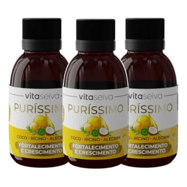 Imagem de Oleo Para Cabelo Nutridos e Hidratados Umectação 3 em 1 Oleo de Ricino Oleo de Alecrim Oleo de Coco 180 ml