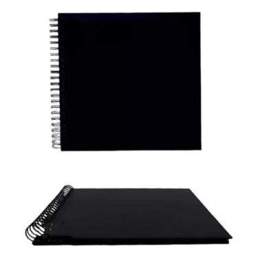 Imagem de Álbum Scrapbook Livro De Assinaturas Liso 20X20Cm 60 Paginas