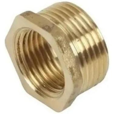 Imagem de Bucha De Redução Em Metal 1/2 X 3/4 Latão Amarelo Torneira