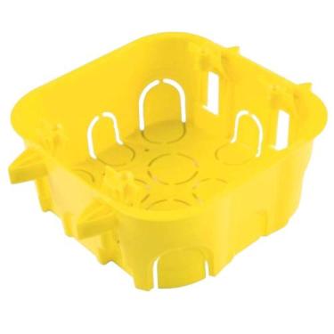 Imagem de Caixa draywall 4x4 amarelo tramontina kit com 8 pcs por 48,00.
