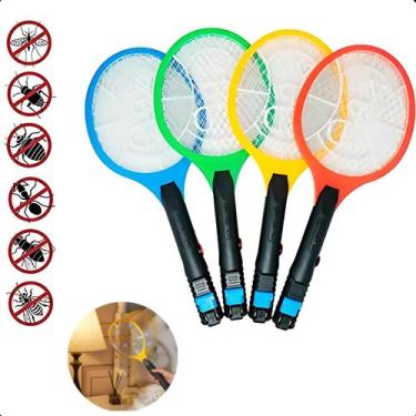 Imagem de Raquete Sofisticada e Compacta para Mosquitos, Recarregável e Eficaz -