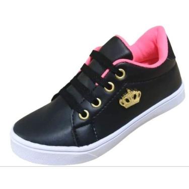 Imagem de Tenis Infantil e Bebe - kayttoHappy, Preto pink, 30/31