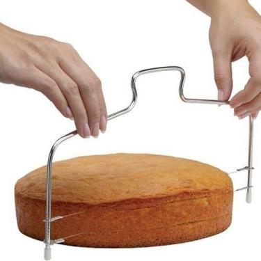 Imagem de Fatia Cortador Bolos Retangular Redondos Nivelador Quadrados - ADC