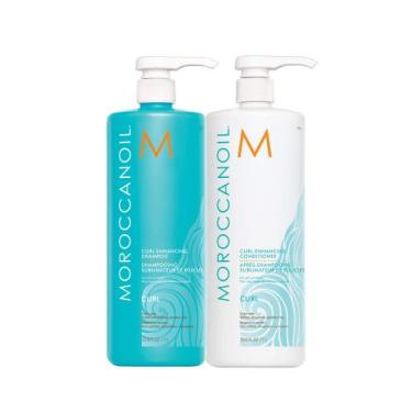 Imagem de Pacote de shampoo e condicionador Moroccanoil Curl Enhancing