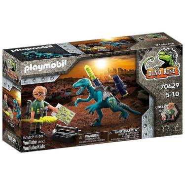 Imagem de Playmobil - Deinonychus Pronto Para Batalha - Dino Rise - 70629