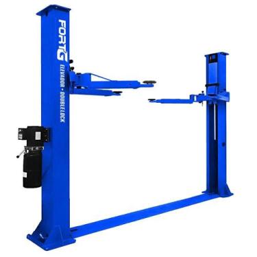 Imagem de Elevador Hidráulico 4 Toneladas Double Lock Azul com Parabolts Mecânic