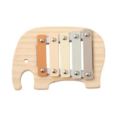 Imagem de Xilofone De Madeira Montessori Instrumento Musical Educacional Para Be