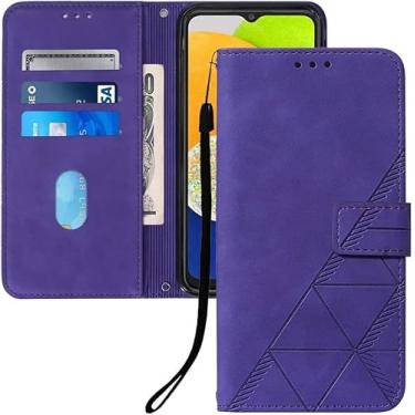 Imagem de Asdsinfor Capa flip para Moto Edge 60 Fusion 5G 2025 couro sintético carteira coldre com suporte para cartões fecho magnético à prova de choque Folio Protect Cover para Motorola Edge 60. Roxo YBS