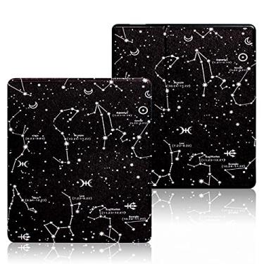 Imagem de Caso para Kindle Oasis (somente 9ª e 10ª Geração, Lançamento de 2017 E 2019), Capa de Proteção Leve de Couro PU Premium com Sleep Automotor-33