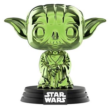 Imagem de Funko Pop!: Star Wars - Yoda 124 Green Chrome] [SDCC 2019] FUNKOFILIA STORE
