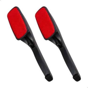 Imagem de Kit 2 Escova Tira Pelo Papa Bolinha Roupas, Sofás e Tecidos 17x3,5cm -