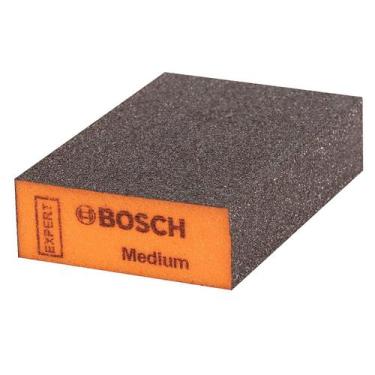 Imagem de Esponja Abrasiva Expert 69x97mm Acabamento Médio Laranja Bosch