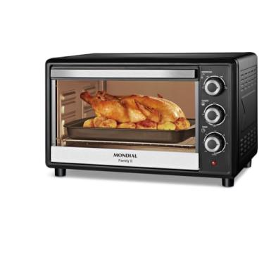 Imagem de Forno Elétrico 42L Family II, Mondial, Preto/Inox, 1600W, 110V - FR-42