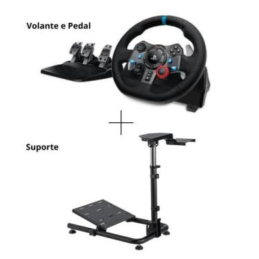 Imagem de Volante Logitech G29 PS5, PS4, PS3 e PC + Suporte Cockpit
