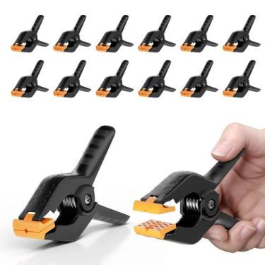 Imagem de Spring Clamps EMART Heavy Duty Muslin de 4,5 polegadas, pacote com 12