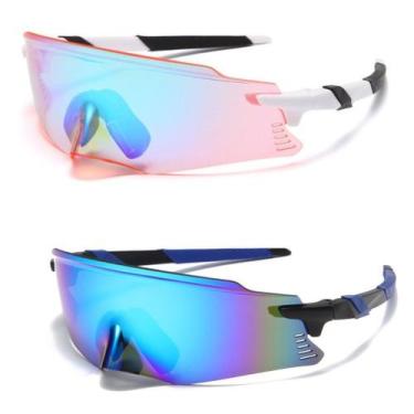 Imagem de Kit 2 Óculos De Sol Feminino Bike Corrida Beach Tennis UV400 - PENDULA