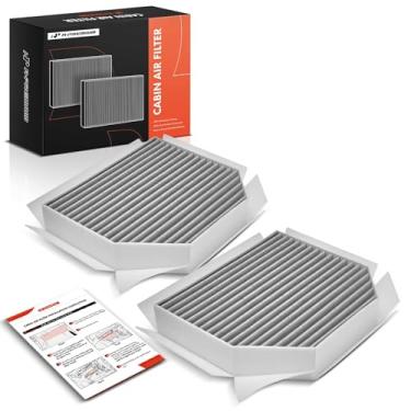 Imagem de A-Premium Filtro de ar de cabine de 2 peças com carvão ativado compatível com Mercedes-Benz SL500 2003-2006, SL55 AMG 2003-2008 5.5L, SL550 2007-2013, SL600 2004-2011, SLR McLaren 2005-2009, GR 63