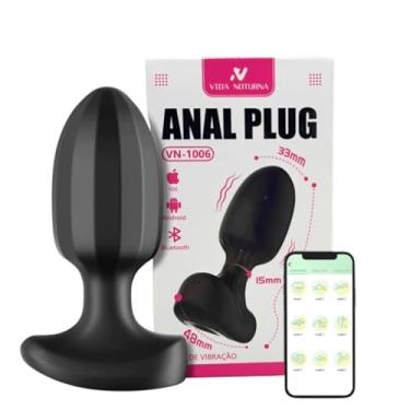 Imagem de Vibrador Plug Anal Aplicativo Celular Recarregável Controle App 9 Modos Distância