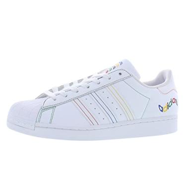 Imagem de Adidas Tênis masculino Superstar', tamanho 35, Branco/Multi, 42