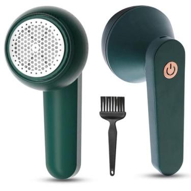 Imagem de Removedor de Pelos e Fiapos Elétrico USB Recarregável  Papa Bolinhas p