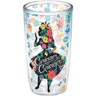 Imagem de Tervis Copo isolado Disney-Alice no País das Maravilhas Feito nos EUA, 1 unidade (pacote com 1), sem tampa