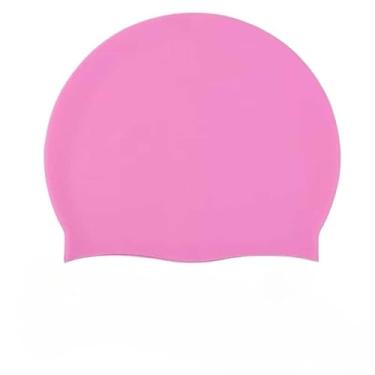 Imagem de Touca De Silicone Para Natação Jovens e Adultos (ROSA)