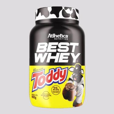 Imagem de Whey Protein Atlhetica Best Whey 900g, Achocolatado Toddy