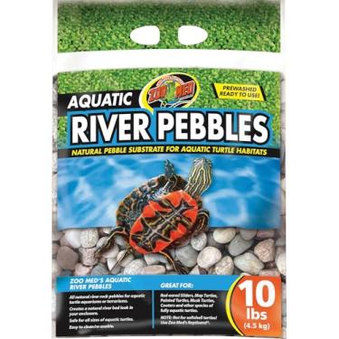 Imagem de Zoo Med Pedras de rio aquático para tartaruga 4,5 kg.