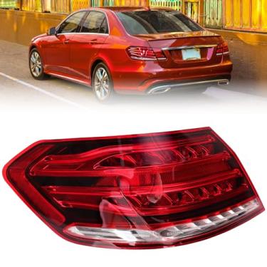 Imagem de Clidr Conjunto de luz traseira de LED compatível com Mercedes Benz W212 E-Class E250 E300 E350 E400 E550 E63 2014-2016 Lâmpada traseira externa substitui 2129061303 lado do motorista
