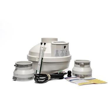 Imagem de Ventilador de radônio Festa AMG Maverick ECS - Kit de instalação de 7,6 cm - Velocidade controlável - Ventiladores em linha silenciosos e eficientes em energia de mitigação de radônio - Motor comutado