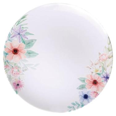 Imagem de Prato Raso 28cm Tramontina Floratta em Porcelana Decorada