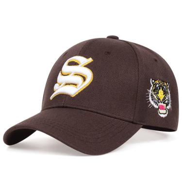 Imagem de Boné Beisibol Aba Curva Bordado Tigre Unissex ElaShopp